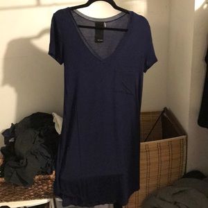 Navy Heather T-shirt dress. Only worn once!